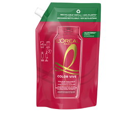 L'Oréal Paris Recharge Shampoing Protecteur Elvive Color-Vive Eco Pack Cheveux Colorés 500 ml