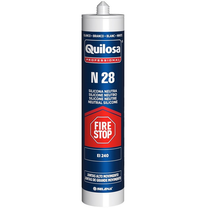 QUILOSA Silicone neutre RF-240 Fire-Stop, 300 ml QUILOSA Silicone neutre RF-240 Fire-Stop, 300 ml