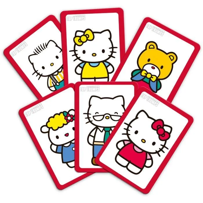 Winning Moves - Jeu de société Match Hello Kitty - Alignez 5 cubes identiques pour gagner - Réflexion et stratégie pour enfants à partir de 4 ans