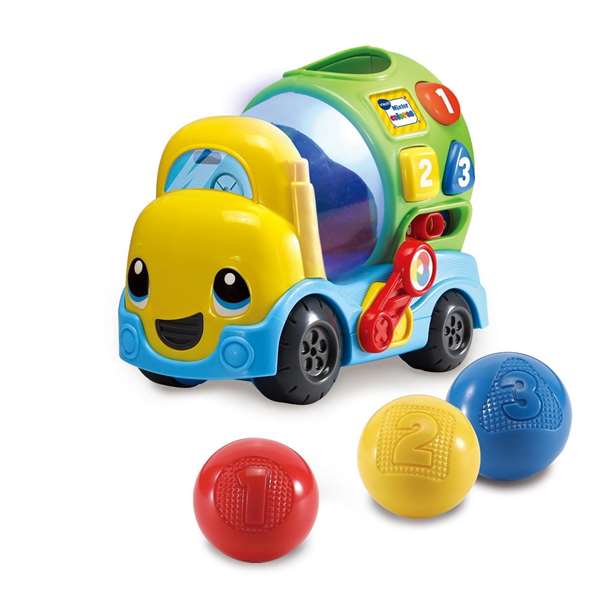 VTech - Mixter - Bétonnière jouet éducative avec lumière - 75 chansons, mélodies, sons et phrases - Langue espagnole - Pour enfants de 12 à 36 mois VTech - Mixter - Bétonnière jouet éducative avec lumière - 75 chansons, mélodies, sons et phrases - Langue espagnole - Pour enfants de 12 à 36 mois
