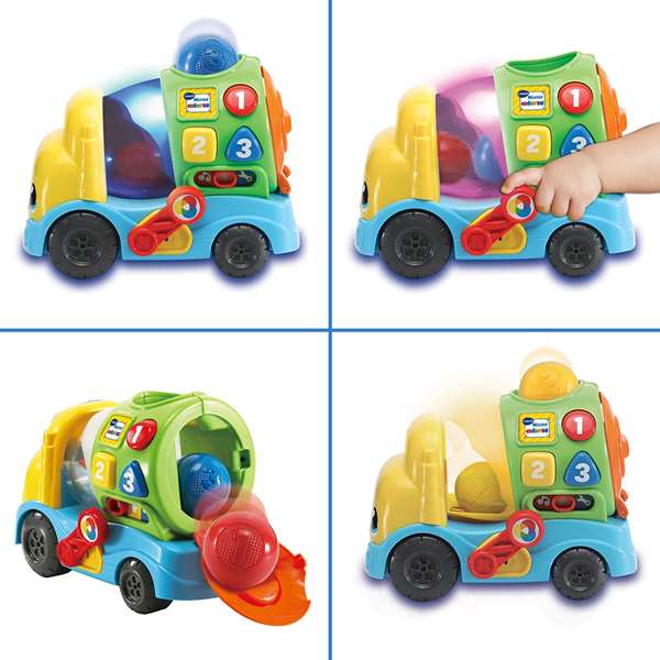 VTech - Mixter - Bétonnière jouet éducative avec lumière - 75 chansons, mélodies, sons et phrases - Langue espagnole - Pour enfants de 12 à 36 mois VTech - Mixter - Bétonnière jouet éducative avec lumière - 75 chansons, mélodies, sons et phrases - Langue espagnole - Pour enfants de 12 à 36 mois