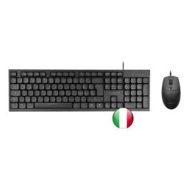 Tacens Anima ACP02IT Combo Clavier et Souris Noir (QWERTY Italien)