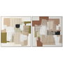 Home ESPRIT Toile polystyrène 121 x 5,2 x 121 cm (2 Unités)
