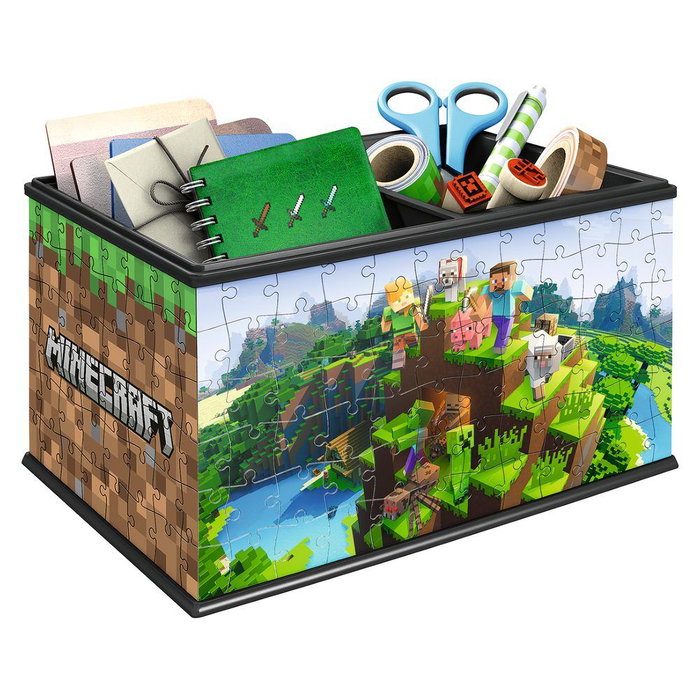 Ravensburger Puzzle 3D Caja Minecraft 22,60x15,50x13,50 cm