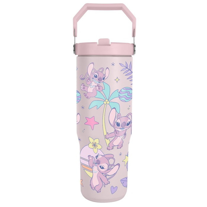PYRAMID Gobelet Isolant Thermos Angel Stitch Disney 880 ml - Personnage Disney Stitch, Capacité 880 ml, Hauteur 110 mm PYRAMID Gobelet Isolant Thermos Angel Stitch Disney 880 ml - Personnage Disney Stitch, Capacité 880 ml, Hauteur 110 mm