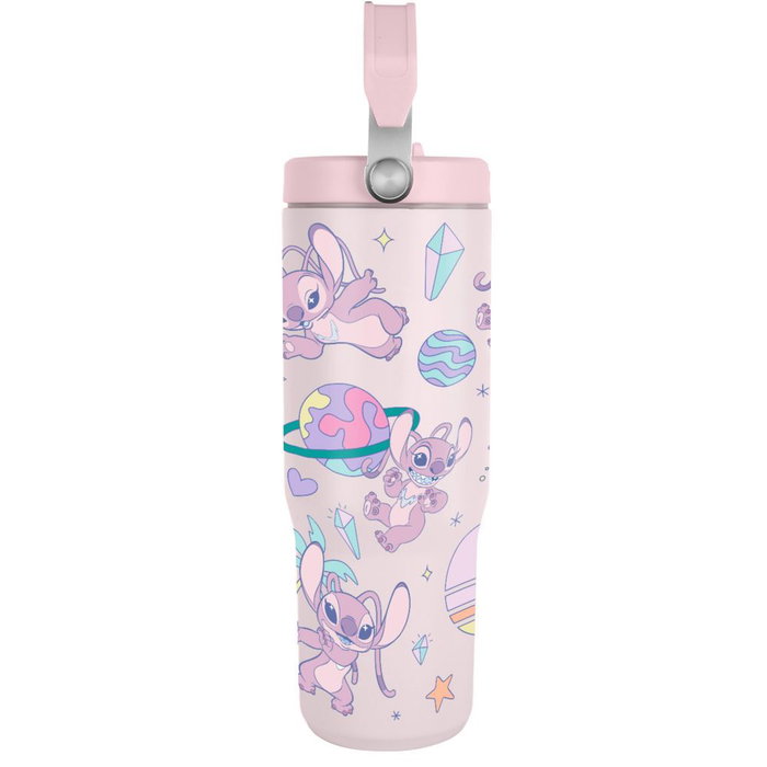 PYRAMID Gobelet Isolant Thermos Angel Stitch Disney 880 ml - Personnage Disney Stitch, Capacité 880 ml, Hauteur 110 mm PYRAMID Gobelet Isolant Thermos Angel Stitch Disney 880 ml - Personnage Disney Stitch, Capacité 880 ml, Hauteur 110 mm