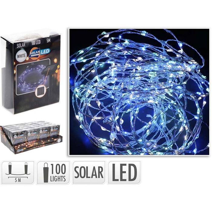 Lifetime Guirlande lumineuse LED Violet 7 m Solaire