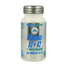 YNSADIET Vitamine D3 + K2 + Silicium organique 90 capsules