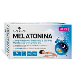 NATYSAL Mélatonine et Vitamine B6 60 comprimés masticables