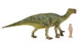 COLLECTA - Figurine Dinosaure Iguanodon Deluxe 1:40 - Réplique Détaillée avec Pouces en Épines - 88812 - Pour Collection et Jeu (+3 ans)