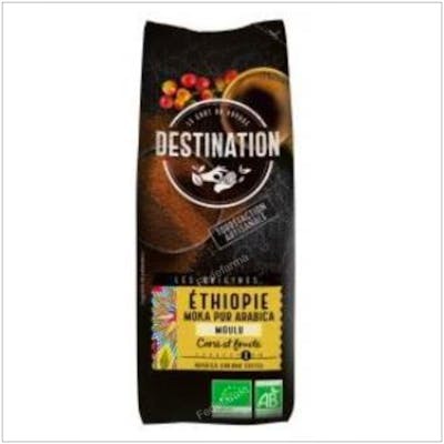DESTINATION Café Éthiopia Moka 100% Arabica moulu BIO 250g DESTINATION Café Éthiopia Moka 100% Arabica moulu BIO 250g