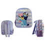 MANENTI Sac à dos 3D Puppy Bluey 30cm