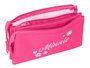 Disney Minnie Mouse Portatodo Triple - Organisateur de voyage et rangement pour enfants - 22 x 12 x 3 cm
