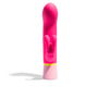 Platanomelón Vibromasseur Lapin Rose Double Stimulation Clitoris et Point G Silicone Hypoallergénique 15.4 cm