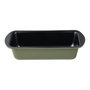 San Ignacio Moule rectangulaire en acier au carbone Expert, antiadhésif, vert olive, 25,5 x 13,3 x 5,7 cm