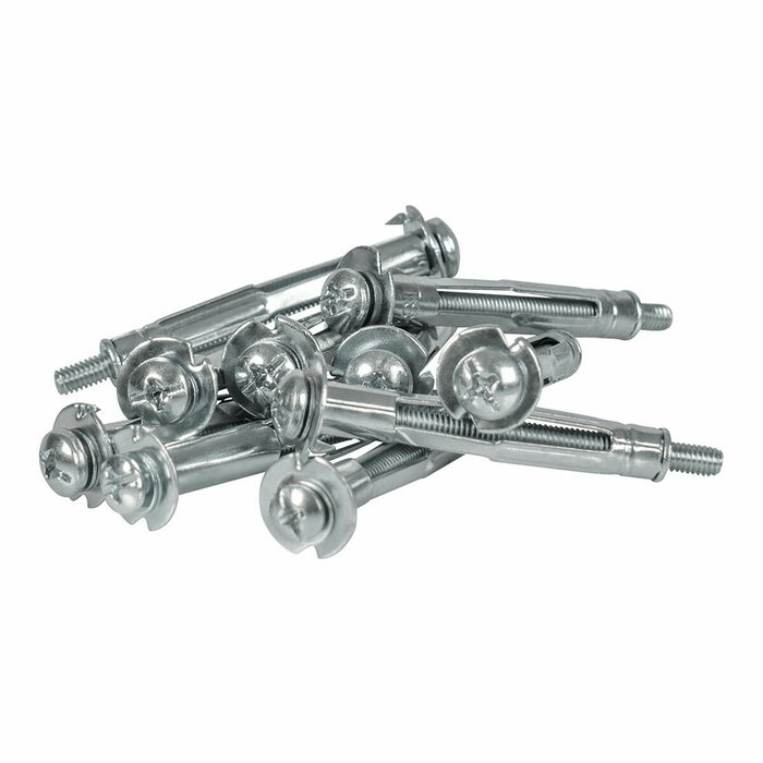 Rapid Chevilles à Expansion Métal pour Cloison Plâtre 3-20mm - Lot de 10 - Charge Max 25 kg