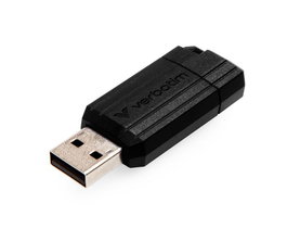 Verbatim PinStripe Clé USB 3.0 16 Go - Capuchon rétractable intégré - Noir