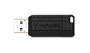 Verbatim PinStripe Clé USB 3.0 16 Go - Capuchon rétractable intégré - Noir