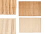 Kinvara Lot de Sets de Table en Bambou Naturel Sertis 30 x 44 cm (Set de 48)