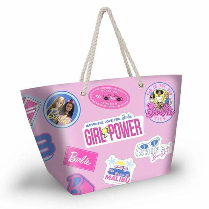 Sac de plage Karactermania Barbie Soleil Malibu 37 x 52 x 17 cm Sac de plage Karactermania Barbie Soleil Malibu 37 x 52 x 17 cm