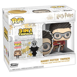 FUNKO Tripack POP + Mystery Mini + Keychain Harry Potter
