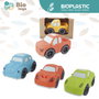 TACHAN Coche Eco Bio - Voiture en paille de blé jouet écolo pour enfants 18+ mois - Assortiment de modèles
