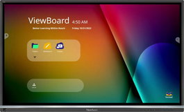 ViewSonic IFP5550-5 Écran Interactif Tactile 55" 4K UHD (3840x2160) 40 Points Multi-Touch, Android 13, 4 Go RAM/32 Go Stockage, Rapport de Contraste 1200:1, 350 nits