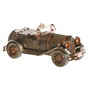 Home ESPRIT Figurine Décorative Vintage Doré Argenté