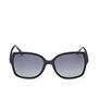 Guess Gafas GU00100 Polarisé 01D Lunettes de Soleil Femme Carrées Noires 55 mm