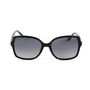 Guess Gafas GU00100 Polarisé 01D Lunettes de Soleil Femme Carrées Noires 55 mm