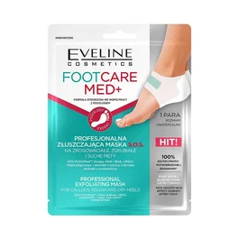 Eveline Cosmetics Foot Care Med Masque exfoliant en feuille pour les pieds, Lot de 2