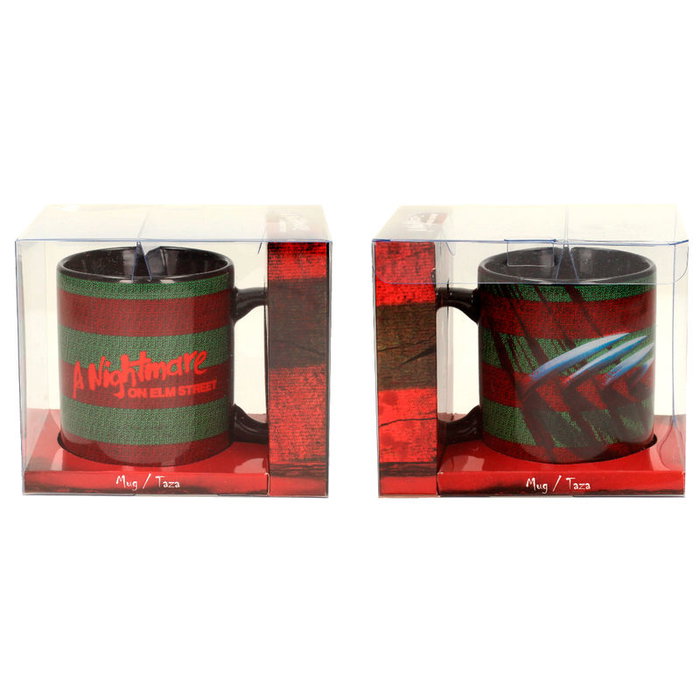 SD TOYS Tasse à café Freddy Krueger - Cauchemar sur Elm Street - Céramique blanche - Produit sous licence