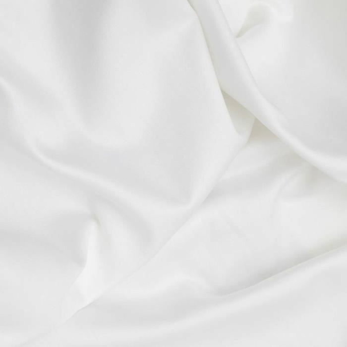 BigBuy Home Parure de lit Satin King Blanc 3 pièces