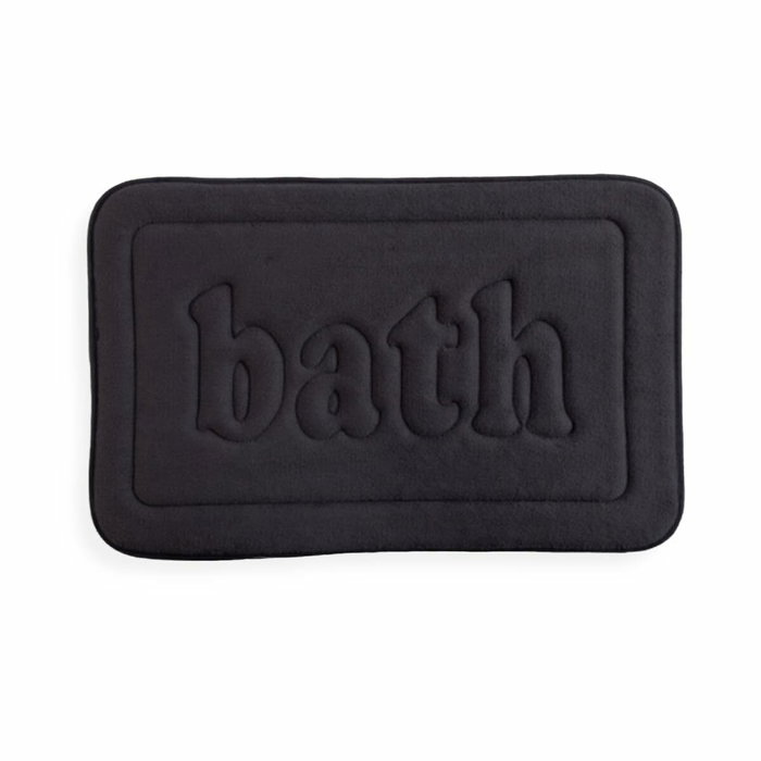 Today Tapis de bain mémoire de forme Utility - 40 x 60 cm - Noir