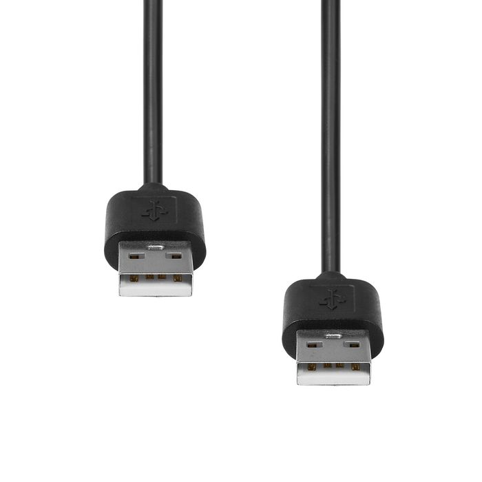 ProXtend Câble USB 2.0 A vers A mâle/mâle Noir 1m ProXtend Câble USB 2.0 A vers A mâle/mâle Noir 1m