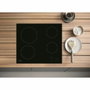 Hotpoint HR631C Table de cuisson vitrocéramique 4 foyers 60 cm Noir