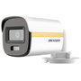 Hikvision Caméra de sécurité fixe Mini Bullet 3K ColorVu avec éclairage double et PoC, résolution 2960x1665, objectif fixe, IP67