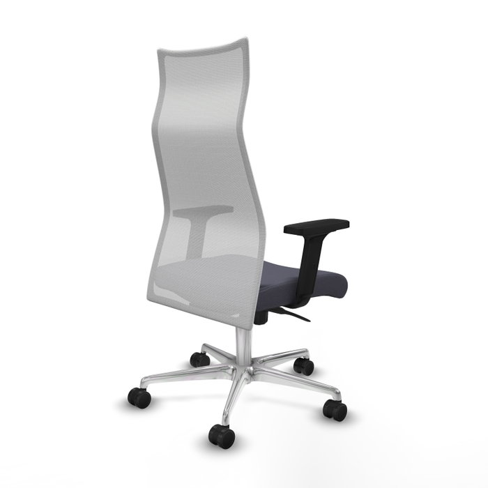 Piqueras y Crespo Albacete Chaise de Bureau Gris foncé et Blanc Piqueras y Crespo Albacete Chaise de Bureau Gris foncé et Blanc