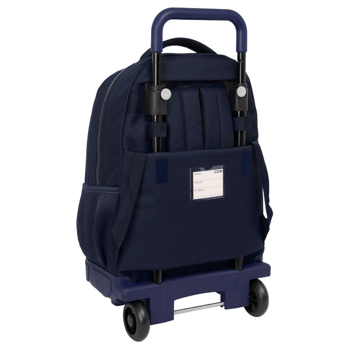 Cartable à roulettes Real Madrid C.F. Blue marine 33 x 45 x 22 cm Cartable à roulettes Real Madrid C.F. Blue marine 33 x 45 x 22 cm