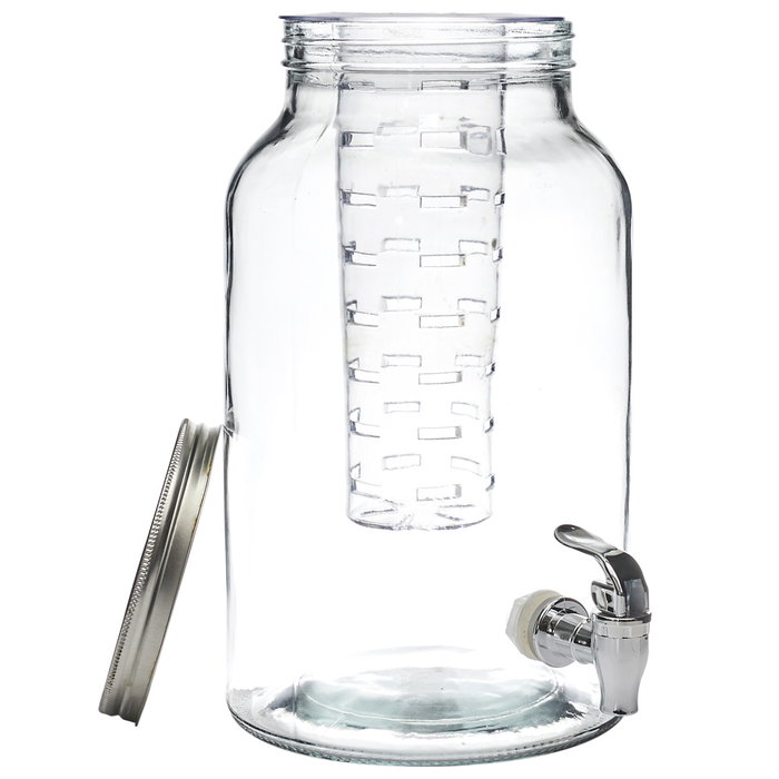 Home Deco Factory Distributeur de boisson 5,5L avec infuseur en verre