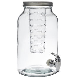 Home Deco Factory Distributeur de boisson 5,5L avec infuseur en verre