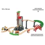 BRIO World Coffret Grand Circuit Plateforme Multimodale 32 pièces - Circuit de train en bois - 33887 - Dès 3 ans