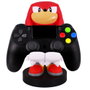 Cable Guy Figurine Porte-Câble Knuckles de Sonic 21cm - Support pour Téléphone, Manettes PS5 DualSense, Xbox Series S/X et iPhone