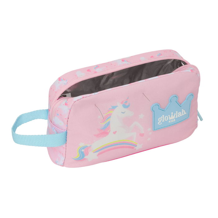 Sac glacière goûter Glow Lab Rose 21,5 x 12 x 6,5 cm