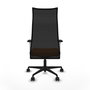 Piqueras y Crespo Chaise de Bureau Albacete Orange et Noir