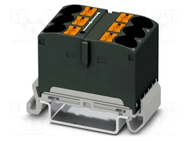 PHOENIX CONTACT PTFIX 6X10/S-NS35A BK Connecteur pour rail