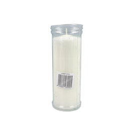 CERABELLA Bougie Artisanale Blanche 6 Jours