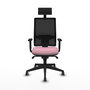 Piqueras y Crespo Chaise de Bureau Horna Rose avec Appui-tête