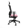 Piqueras y Crespo Chaise de Bureau Horna Rose avec Appui-tête