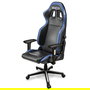 Sparco Icon Chaise Gaming-Office Noir-Blue S00998NRAZ Siège Bureau Réglage Lombaire 2D Accoudoirs 5 Roues